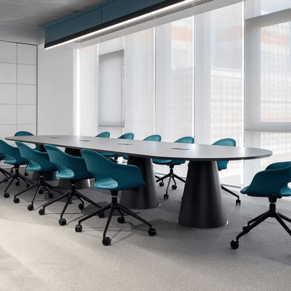 Method Solid Wood Round Conference Table