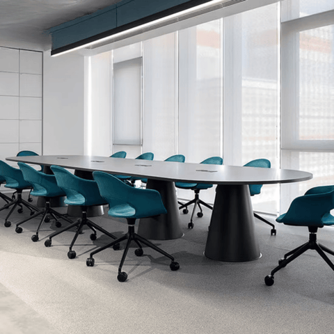 Method Solid Wood Round Conference Table