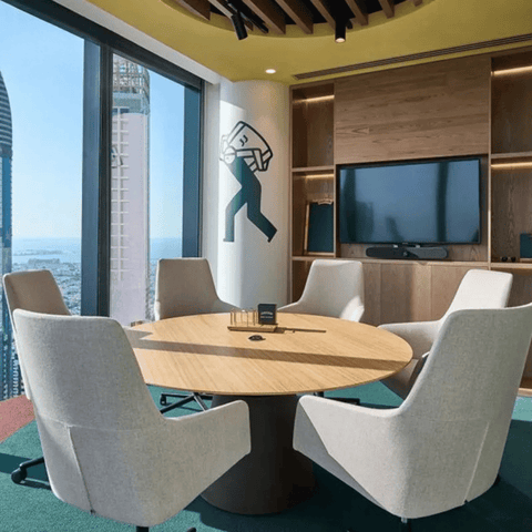 Method Solid Wood Round Conference Table