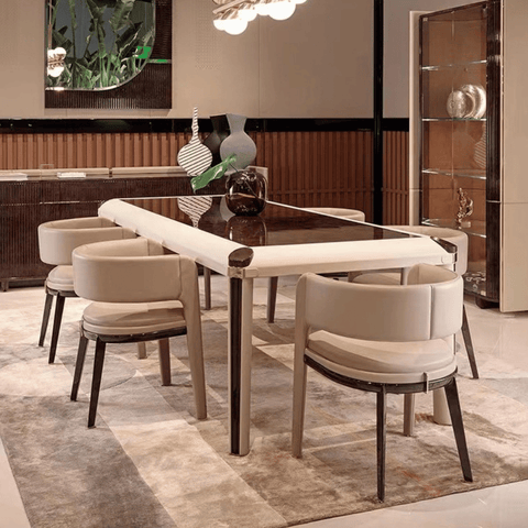Mirage Modern Leather Upholstered Dining Chair