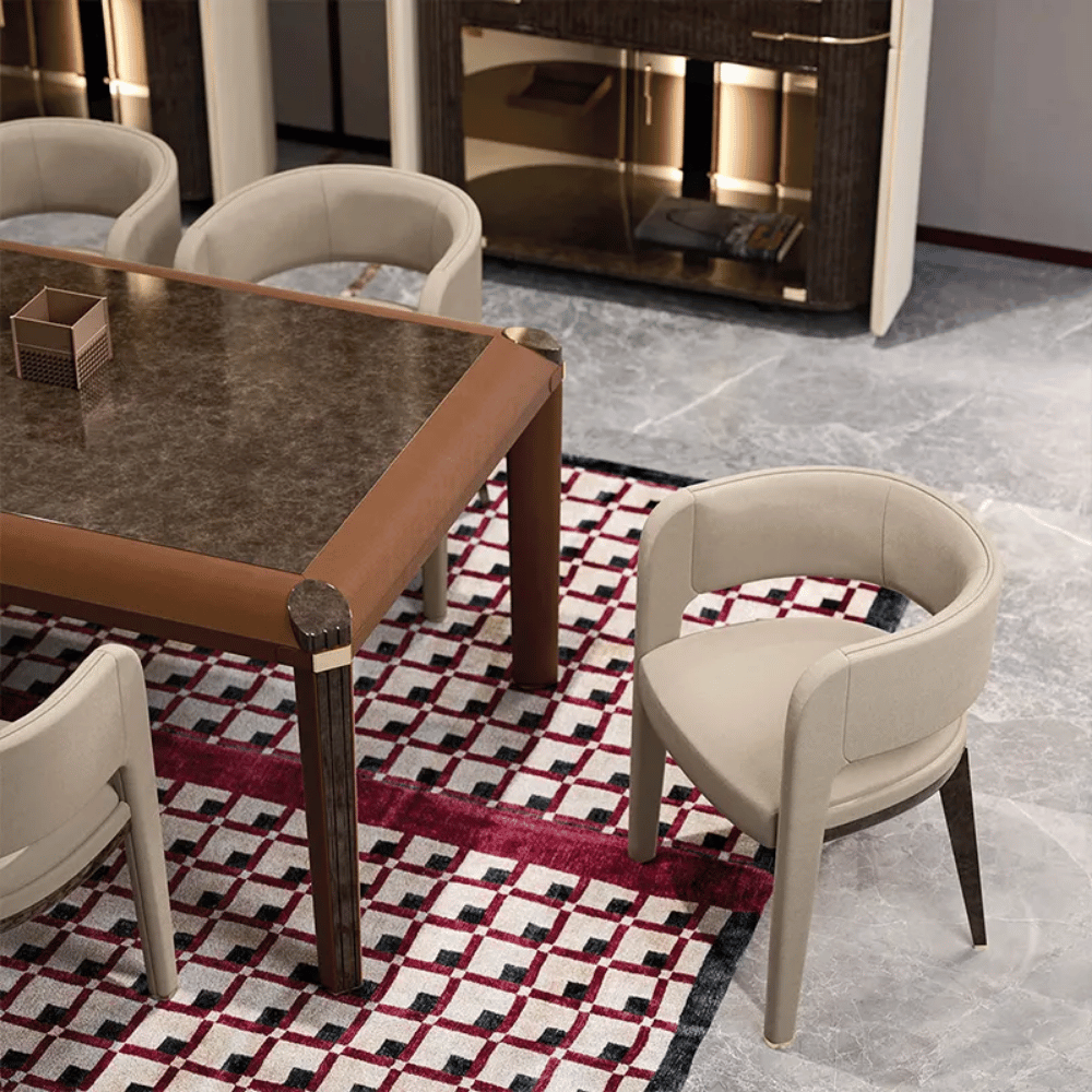 Mirage Modern Leather Upholstered Dining Chair