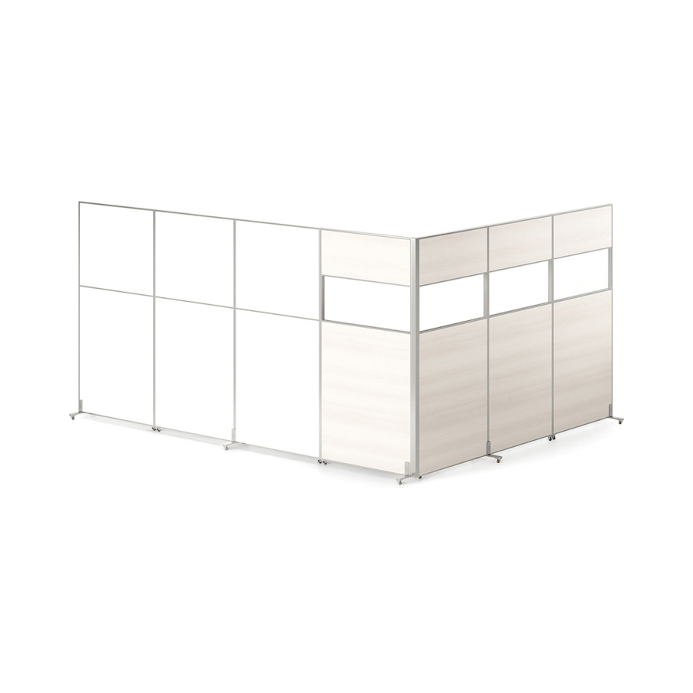 Mobi-B Office Divider Movable Glass Partition Wall Panel