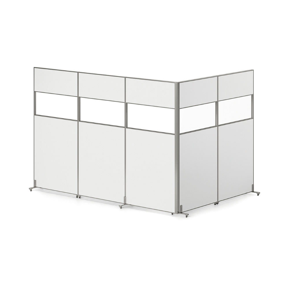 Mobi-B Office Divider Movable Glass Partition Wall Panel