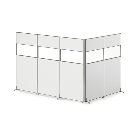 Mobi-B Office Divider Movable Glass Partition Wall Panel