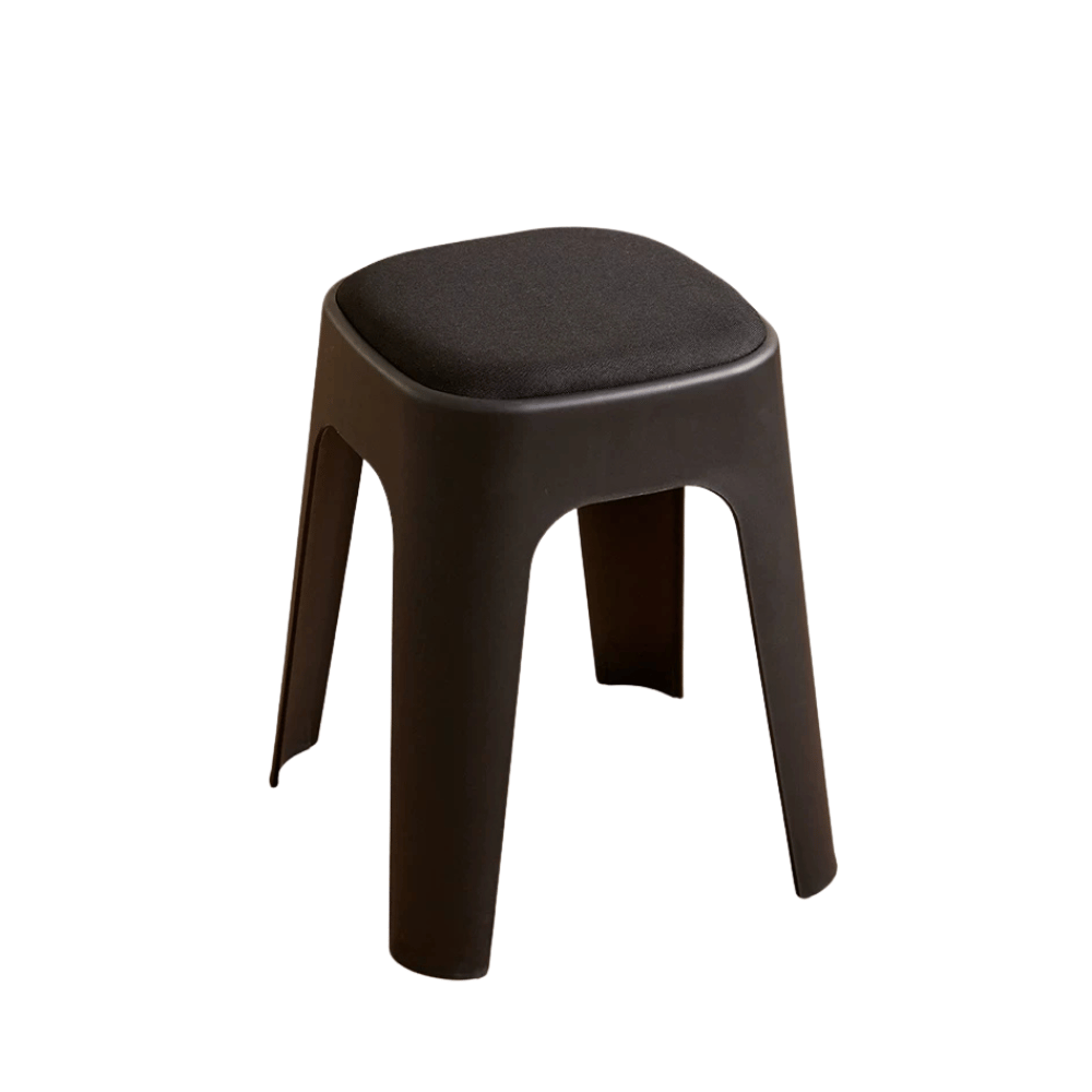 Mochi-B Padded Stackable Plastic Square Stool