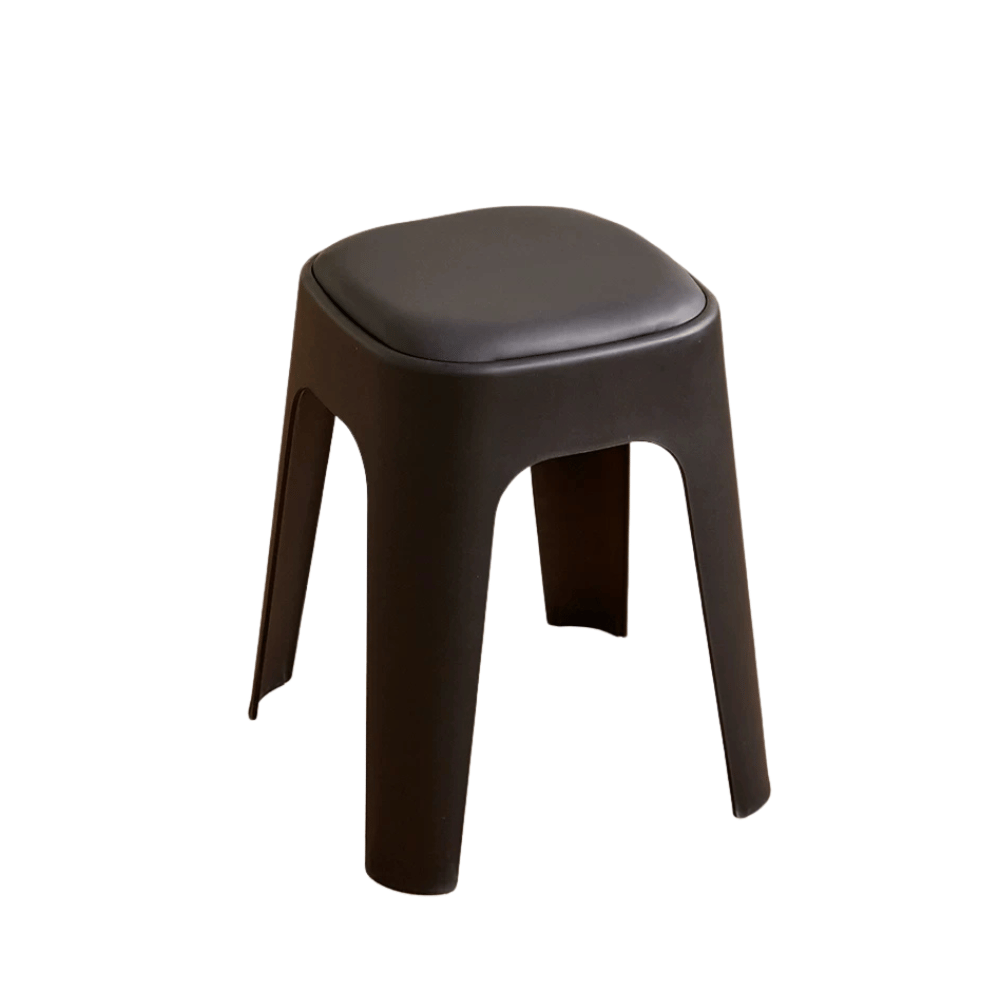 Mochi-B Padded Stackable Plastic Square Stool