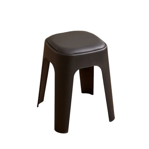 Mochi-B Padded Stackable Plastic Square Stool