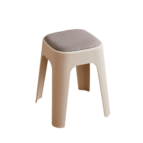 Mochi-B Padded Stackable Plastic Square Stool