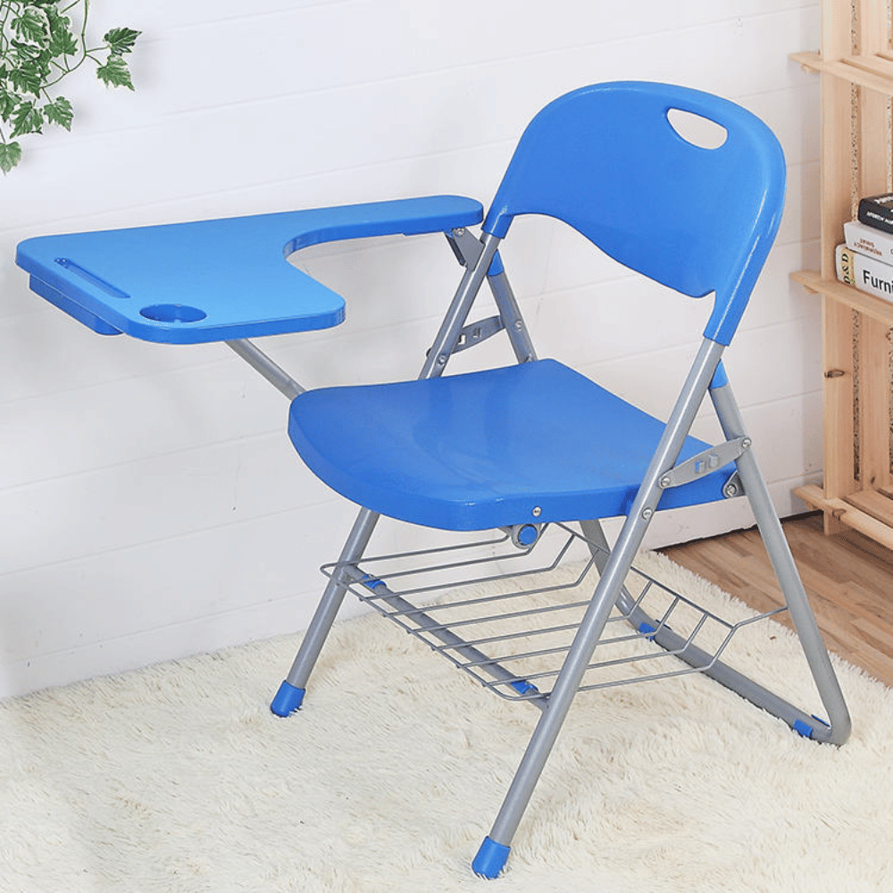 Molly Folding Chair with Writing Table & Storage