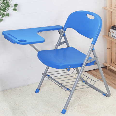 Molly Folding Chair with Writing Table & Storage