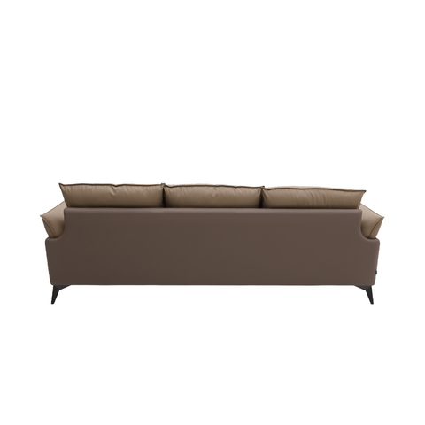 Monte Three Seater Modern Luxury Office Leather Lounge Sofa