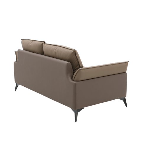 Monte Two Seater Modern Luxury Office Leather Lounge Sofa