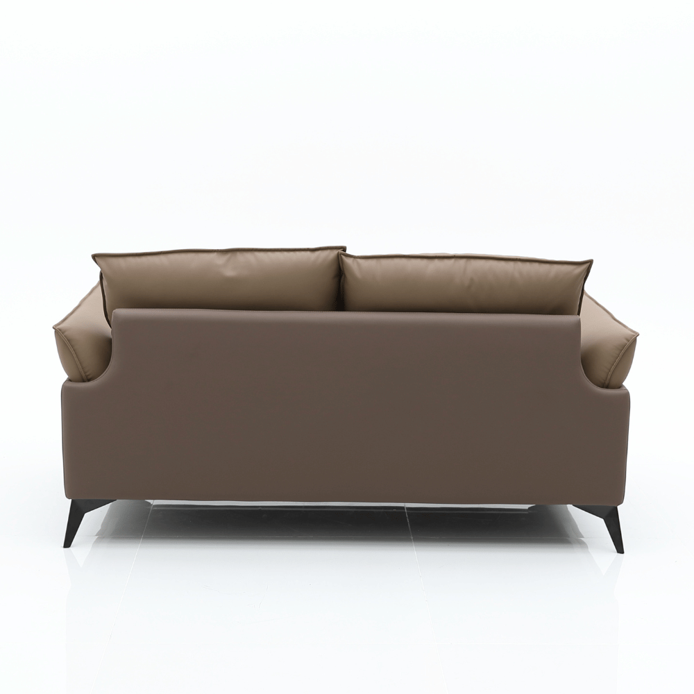 Monte Two Seater Modern Luxury Office Leather Lounge Sofa