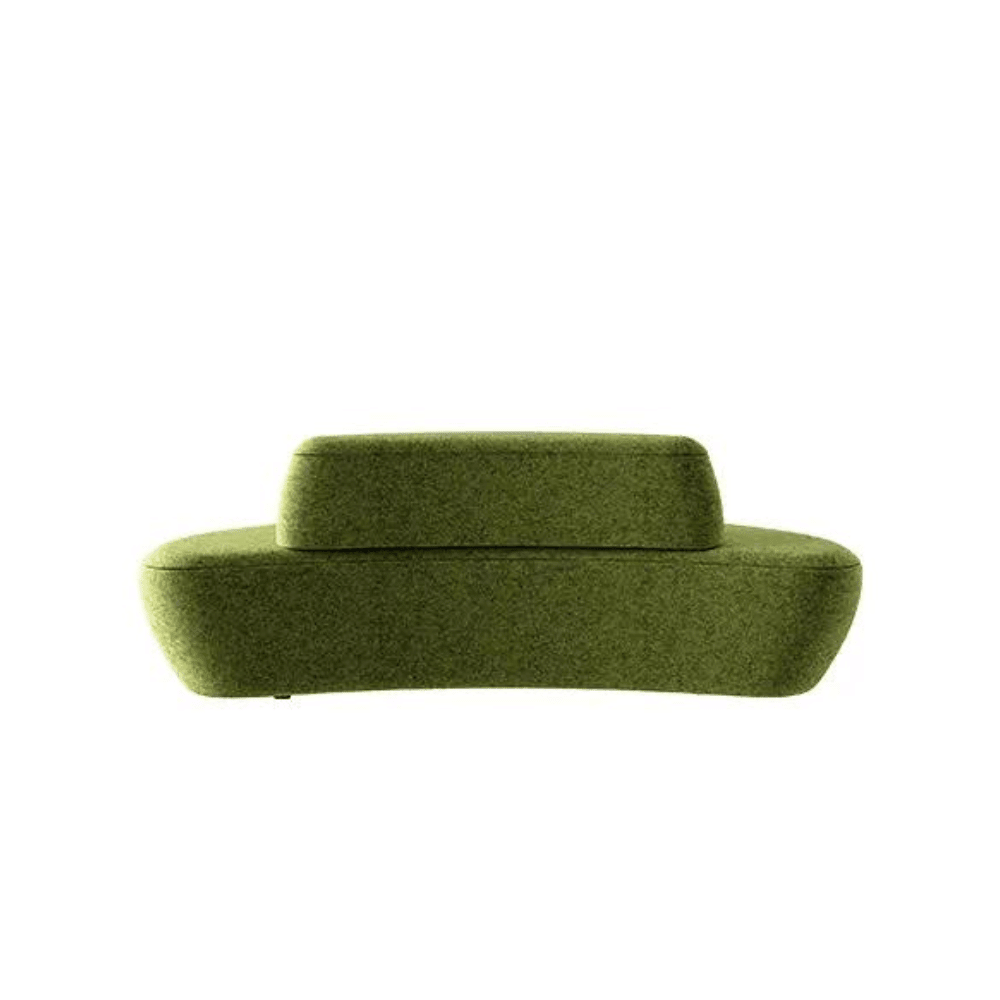 Moon Round Shaped Office Fabric Curved Modular Lounge Sofa - Gavisco Office Furniture