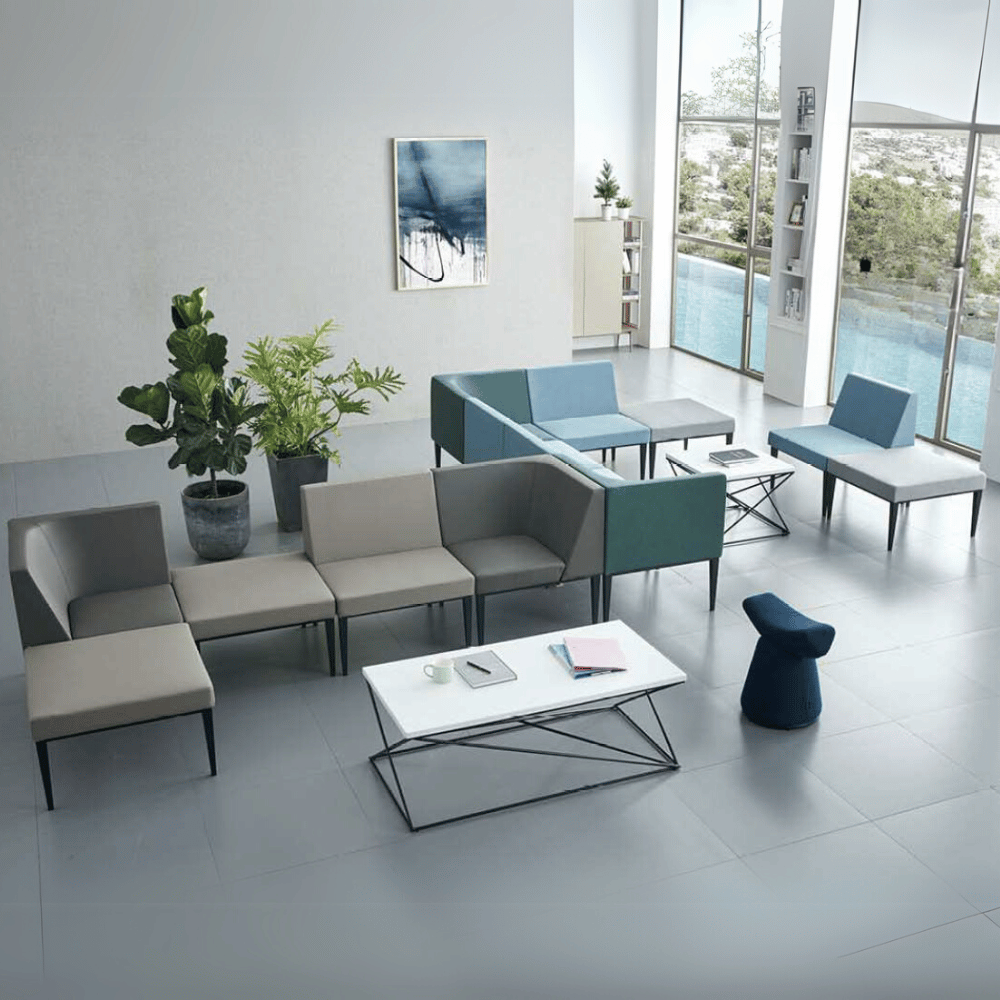 Mora Minimalist Cubical Modular Sectional Sofa