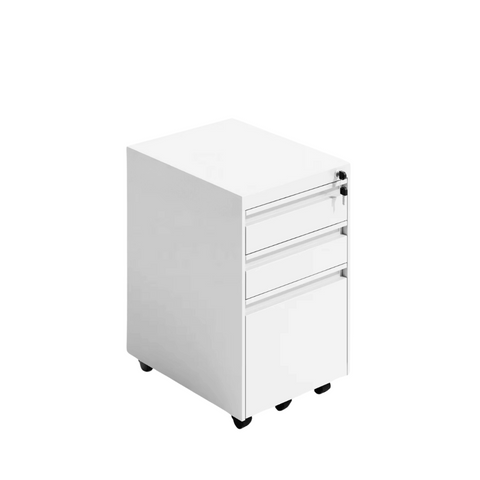 MPD3 3-Drawer Steel Mobile Pedestal Cabinet - Gavisco Office Furniture