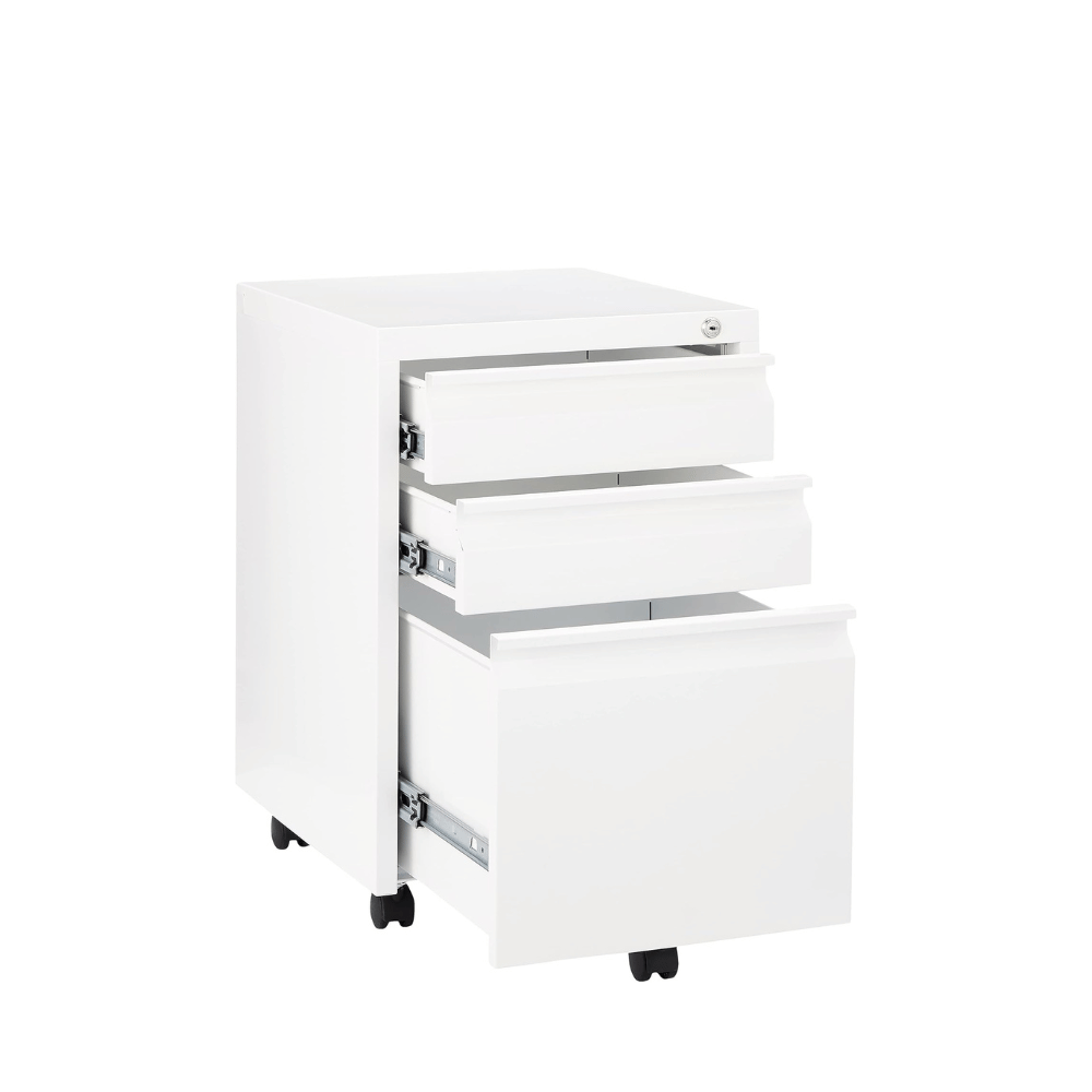 MPD3 3-Drawer Steel Mobile Pedestal Cabinet - Gavisco Office Furniture