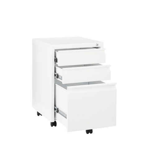 MPD3 3-Drawer Steel Mobile Pedestal Cabinet - Gavisco Office Furniture