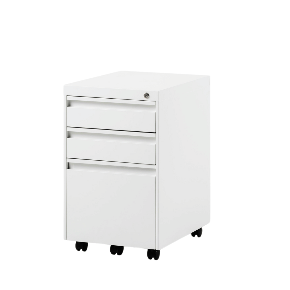 MPD3 3-Drawer Steel Mobile Pedestal Cabinet - Gavisco Office Furniture