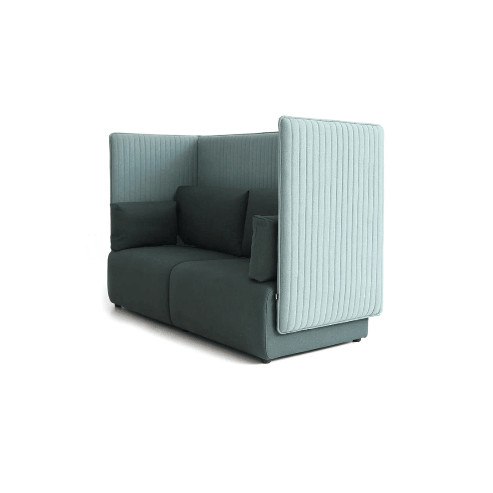 Multi Two Seater Acoustic Privacy High Back Sofa Booth - Gavisco Office Furniture