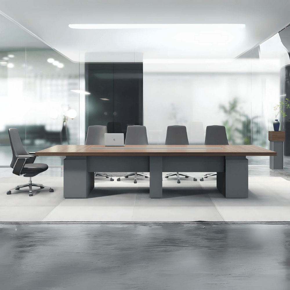 Conference Table Shelf Wooden Conference Room Organizer Customise Conference Room Furniture