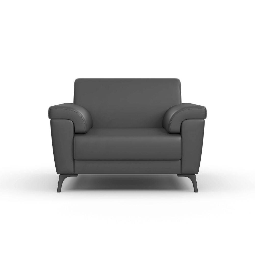 Nigel Single Seater Leather Commercial Sofa