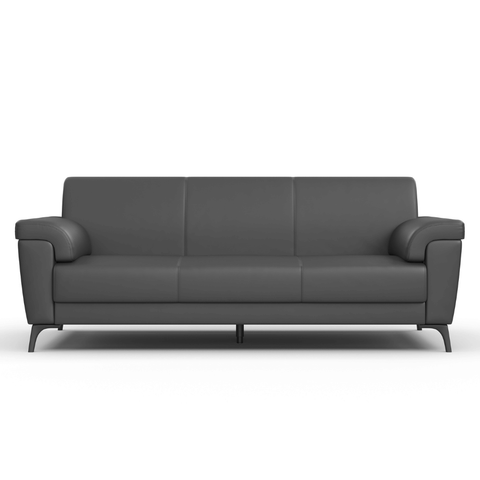 Nigel Three Seater Leather Commercial Sofa