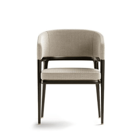 Noble Luxury Solid Wood Fabric Dining Chair