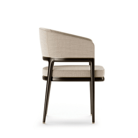 Noble Luxury Solid Wood Fabric Dining Chair