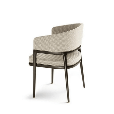 Noble Luxury Solid Wood Fabric Dining Chair
