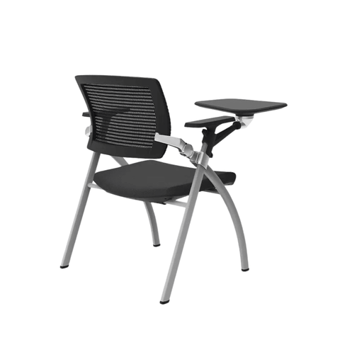 Noctis-C Stackable Training Chair With Writing Board and Wheels - Gavisco Office Furniture