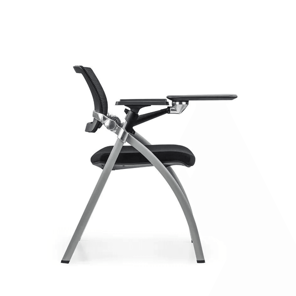 Noctis-C Stackable Training Chair With Writing Board and Wheels - Gavisco Office Furniture