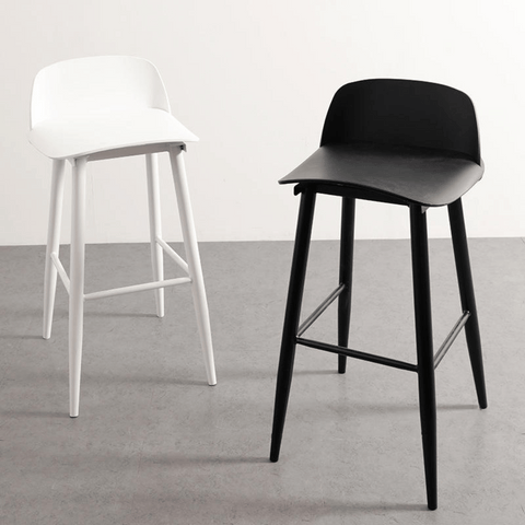 Noddy Simple Plastic High Bar Stool Chair
