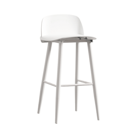 Noddy Simple Plastic High Bar Stool Chair