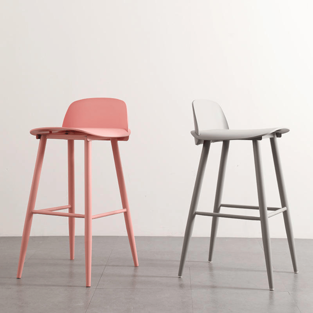 Noddy Simple Plastic High Bar Stool Chair