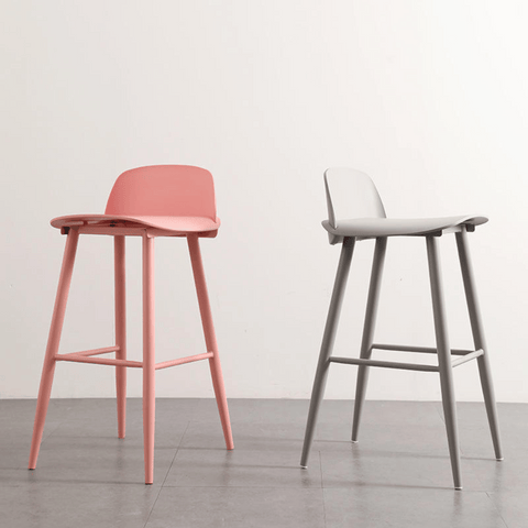 Noddy Simple Plastic High Bar Stool Chair