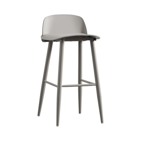 Noddy Simple Plastic High Bar Stool Chair