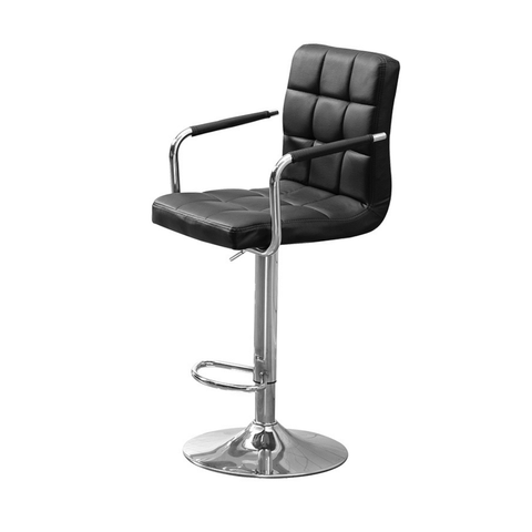 Noel Modern Leather Adjustable Swivel Barstool