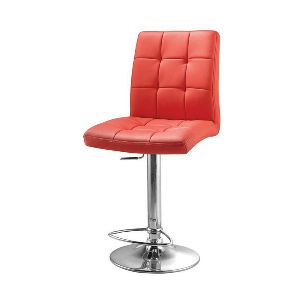 Noel Modern Leather Adjustable Swivel Barstool