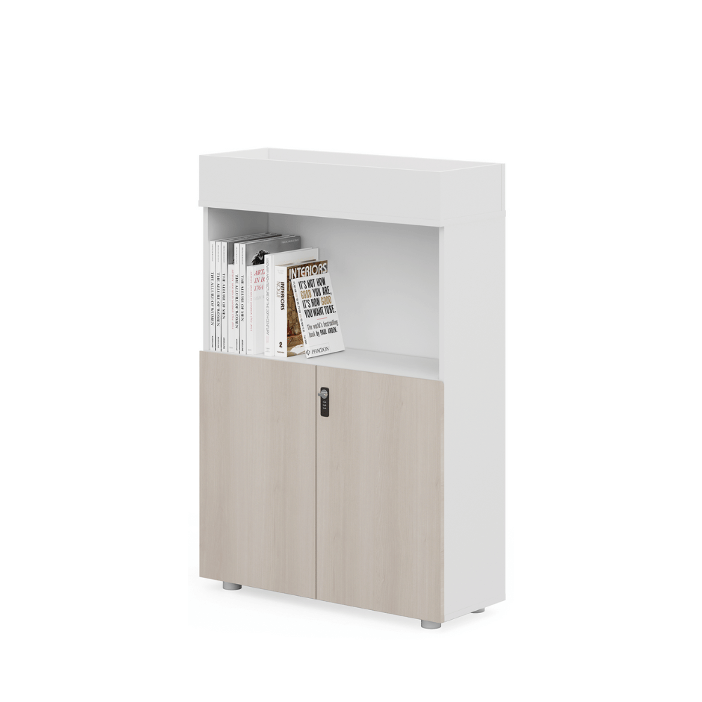 Norse-C 2-Door Office Storage Planter Cabinet with Combination Lock