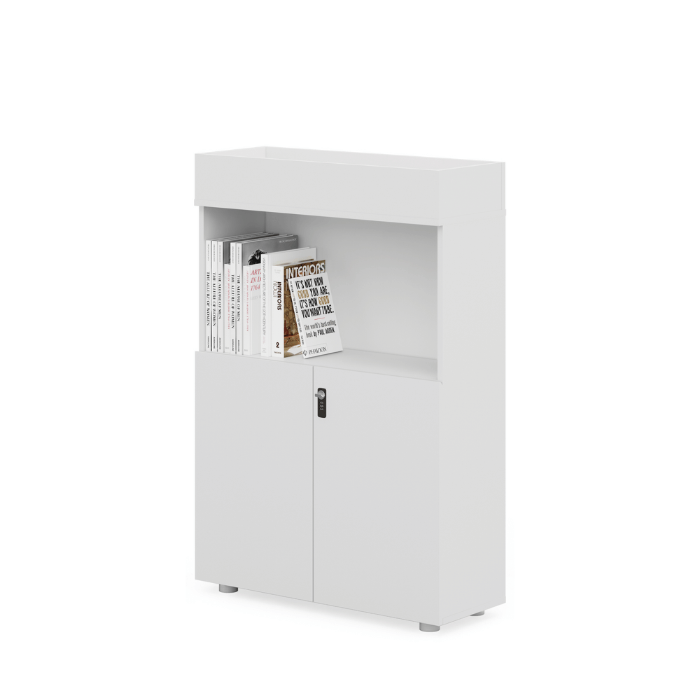 Norse-C 2-Door Office Storage Planter Cabinet with Combination Lock