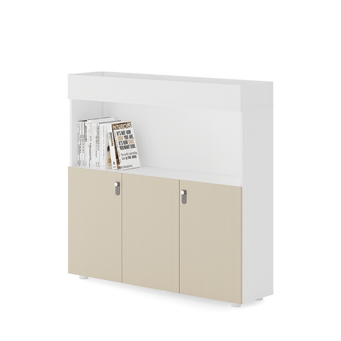 Norse-C 3-Door Office Storage Planter Cabinet with Combination Lock
