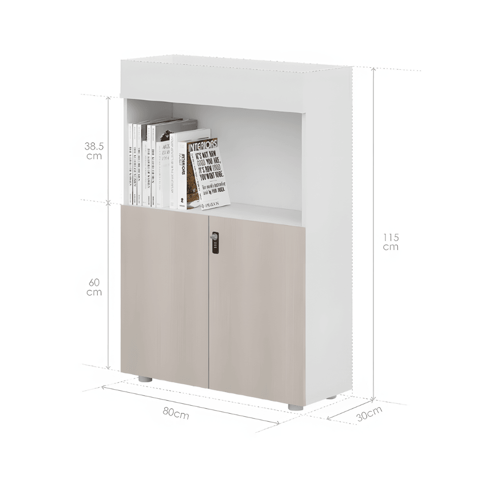 Norse-C 2-Door Office Storage Planter Cabinet with Combination Lock - Gavisco Office Furniture