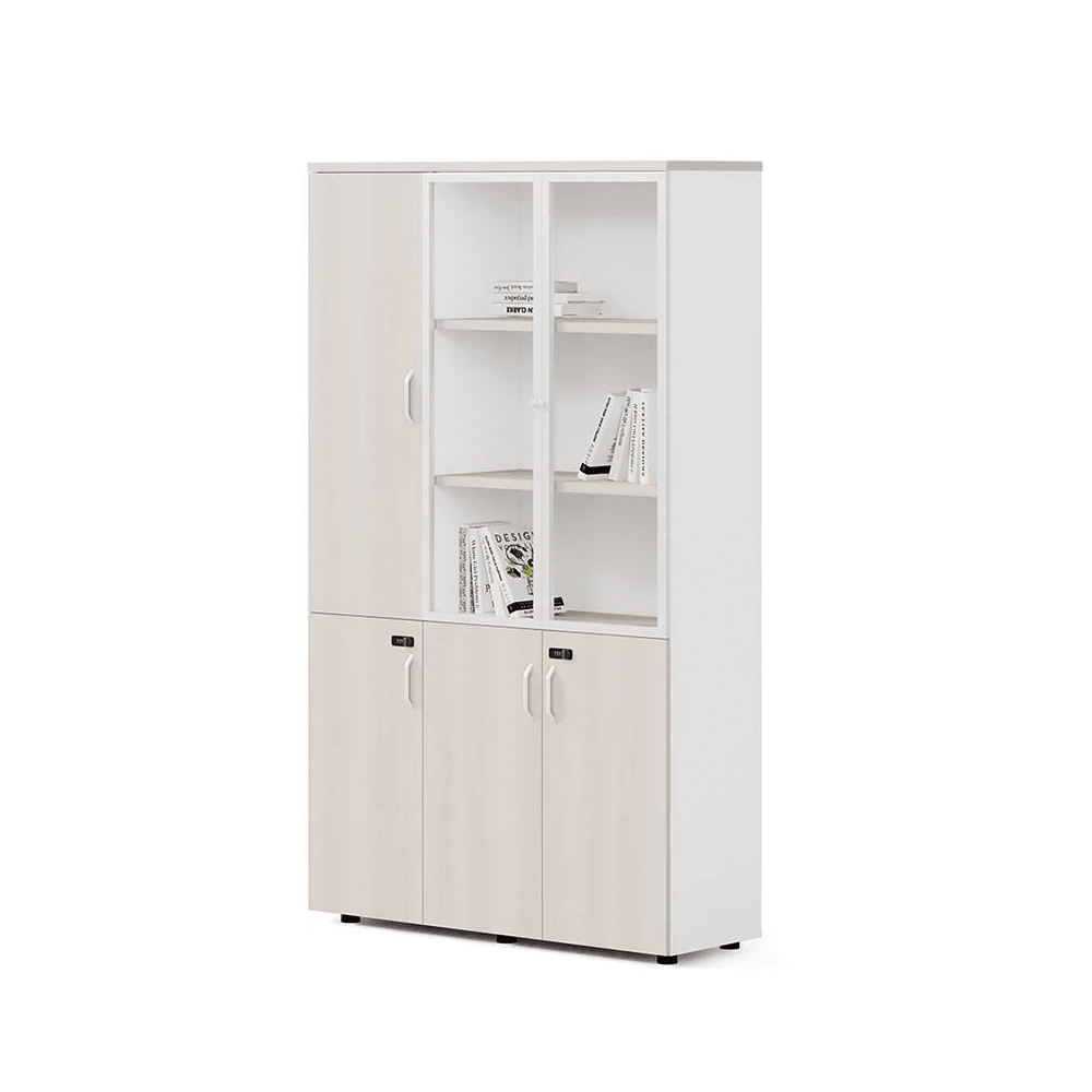 Norse-D 3-Door Office Tall Display Cabinet with Glass Door - Gavisco Office Furniture