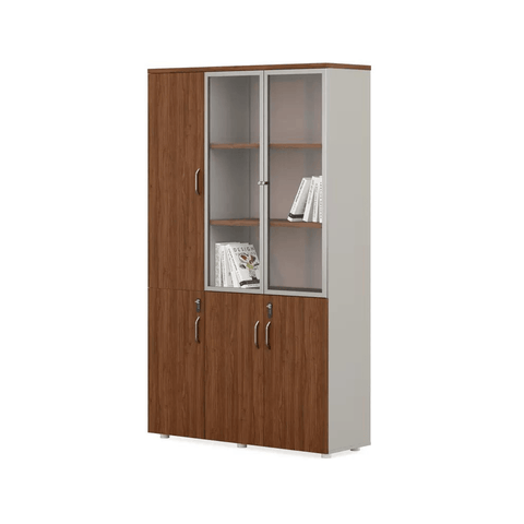 Norse-D 3-Door Office Tall Display Cabinet with Glass Door - Gavisco Office Furniture