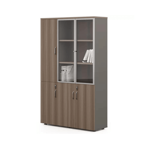 Norse-D 3-Door Office Tall Display Cabinet with Glass Door - Gavisco Office Furniture