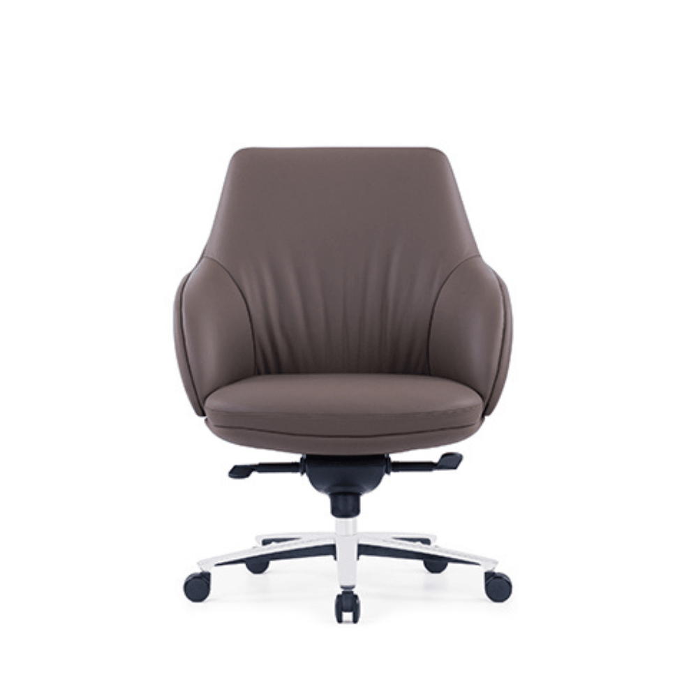 Nova-M Mid Back Office Leather Executive Chair - Gavisco Office Furniture