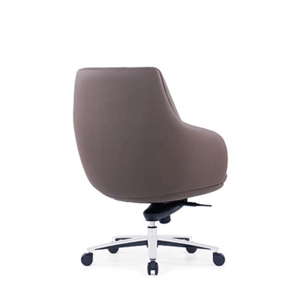 Nova-M Mid Back Office Leather Executive Chair - Gavisco Office Furniture