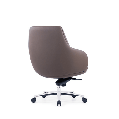 Nova-M Mid Back Office Leather Executive Chair - Gavisco Office Furniture