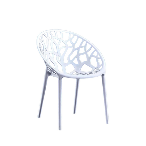 Oaknest Designer Hollow Stackable Outdoor Plastic Chair